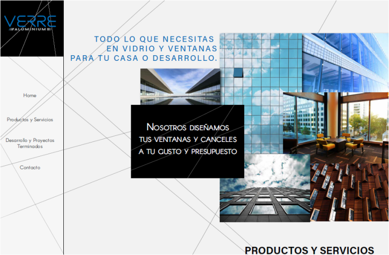 web verre aluminum